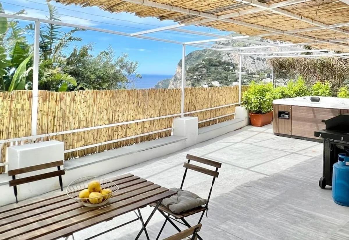 Appartamento Casa Nannina - Seaview Terrace With Jacuzzi In Capri Camera foto